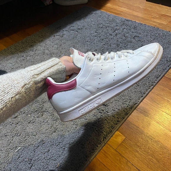 Mens Adidas White Sneakers - Picture 5 of 6